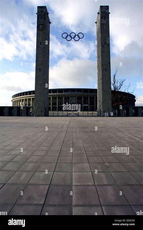 Foto d'archivio dell'Olympiastadion di Berlino