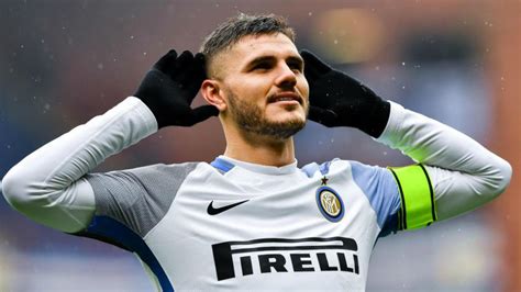 Mauro Icardi celebra un gol con la Sampdoria