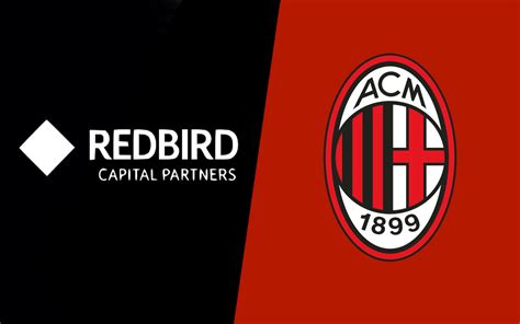 Logo RedBird e logo AC Milan