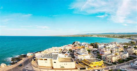 Vista panoramica delle Terme di Torre Canne sul mare