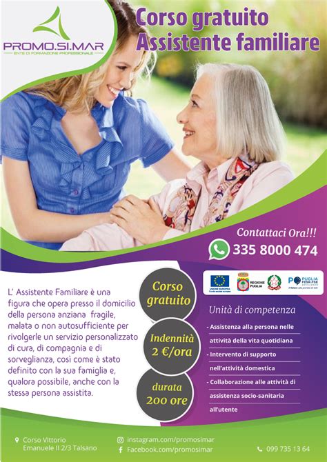 Corso di formazione per assistente familiare