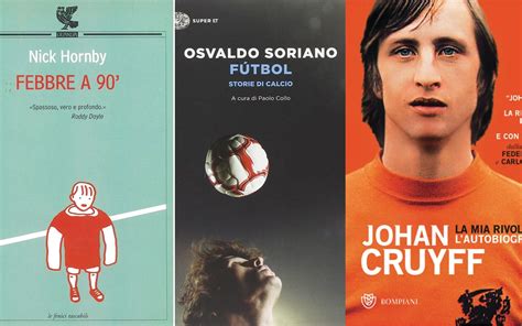 Copertine di libri sul tema calcio e letteratura