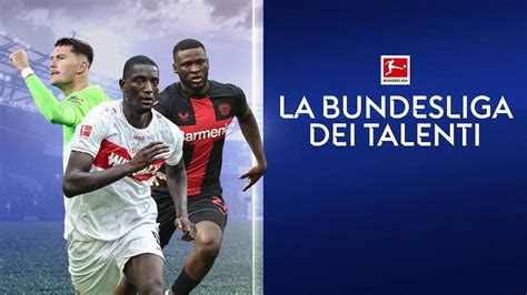 Grafico che mostra l'età dei giovani talenti in Bundesliga