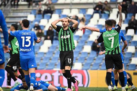 Tabellino Sassuolo-Empoli