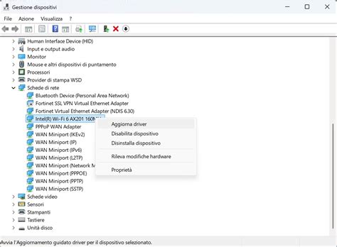 Aggiornamento driver scheda video