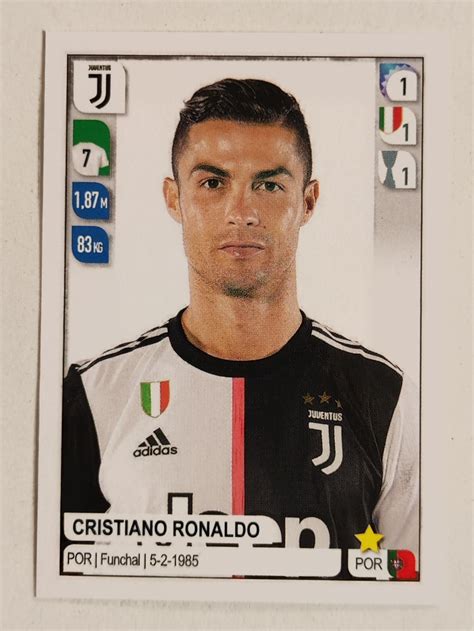 Collezione di figurine Panini con Cristiano Ronaldo