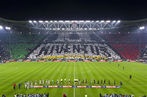 Tifo organizzato della Juventus