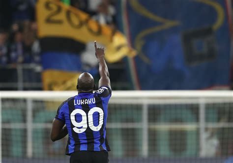 Romelu Lukaku con la maglia dell'Inter