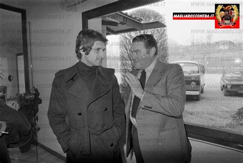 Nereo Rocco con Gianni Rivera