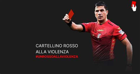 Cartellino rosso simbolo della campagna #UnRossoAllaViolenza