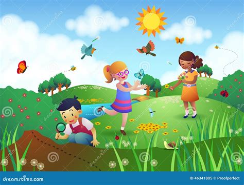 Bambini che giocano in un ambiente sereno