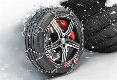 Schema di una tabella per la scelta delle catene da neve in base alle dimensioni degli pneumatici