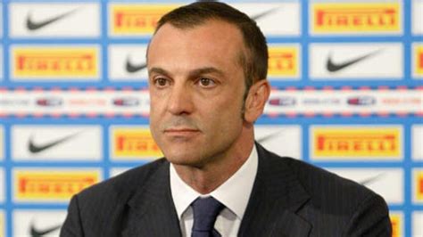 Marco Branca, ex direttore sportivo dell'Inter