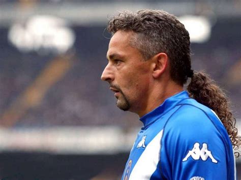 Roberto Baggio con il suo iconico codino