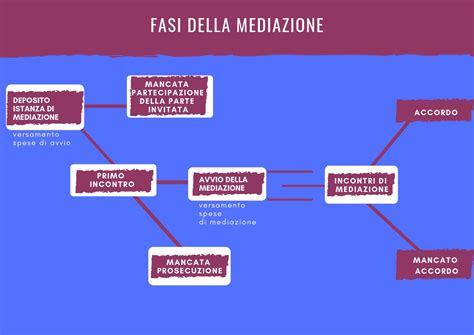 Schema del processo di mediazione