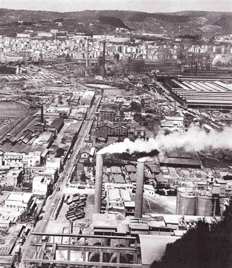 Vista aerea della fabbrica Salamini negli anni '60