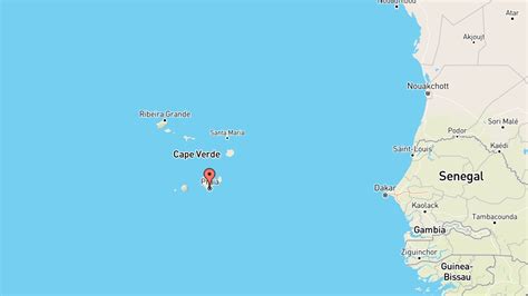Mappa di Capo Verde