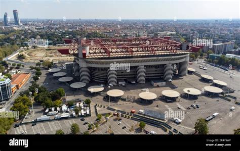 Vista aerea dello Stadio Comunale San Sabino