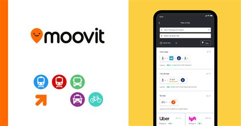 Interfaccia dell'app Moovit per la pianificazione del viaggio