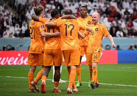 Grafico con i momenti chiave della partita Olanda-Stati Uniti