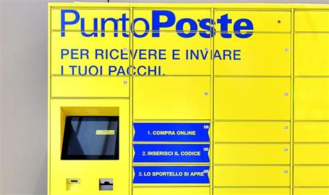 Immagine di un Punto Poste locker