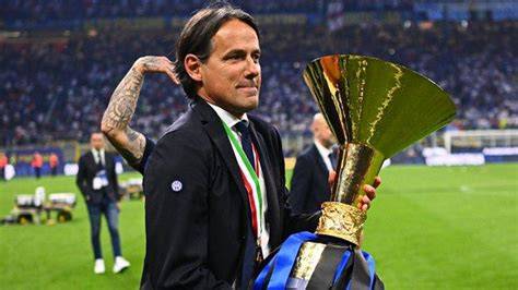 Simone Inzaghi festeggia lo scudetto 2024