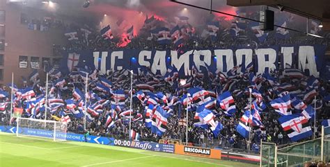 Tifo e coreografie della Sampdoria