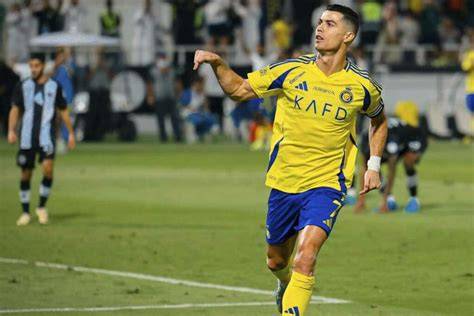 Cristiano Ronaldo celebra un gol con la maglia dell'Al-Nassr