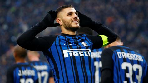 Mauro Icardi celebra un gol con l'Inter