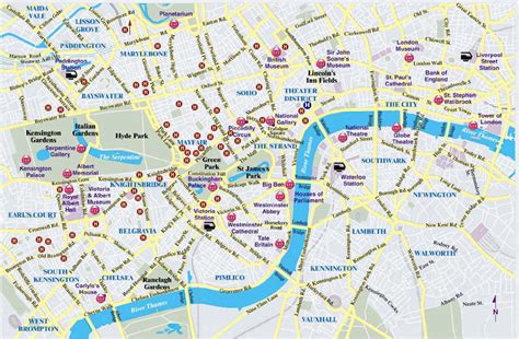 Mappa di Chelsea a Londra con i suoi confini e le principali vie