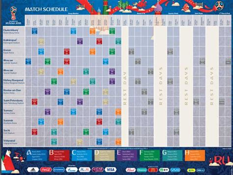 Calendario dei Mondiali di calcio