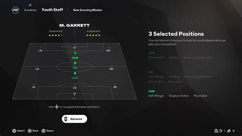 Schermata di gestione dello staff tecnico in Football Manager