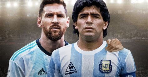 Diego Armando Maradona e Lionel Messi insieme