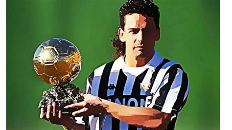 Roberto Baggio con il Pallone d'Oro