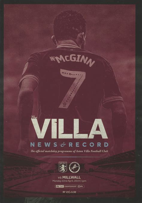 Storico scontri diretti Aston Villa vs Millwall