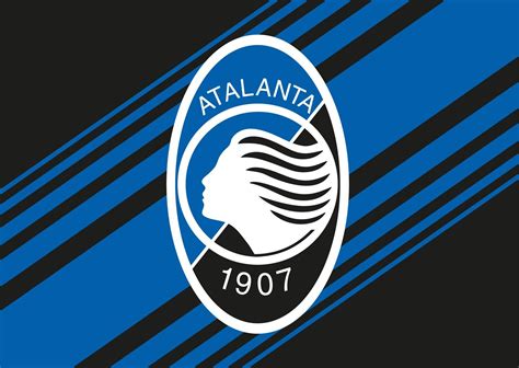 Stemma dell'Atalanta con la scritta 