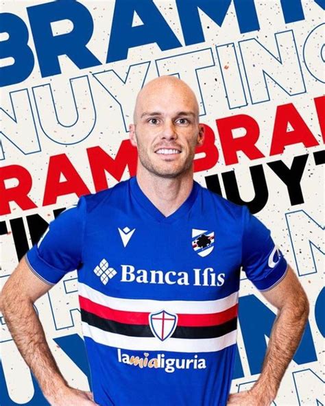 Sam Lammers con la maglia della Sampdoria