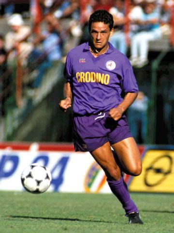 Roberto Baggio in maglia Fiorentina