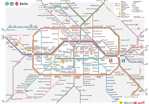 Mappa dei trasporti pubblici di Dortmund