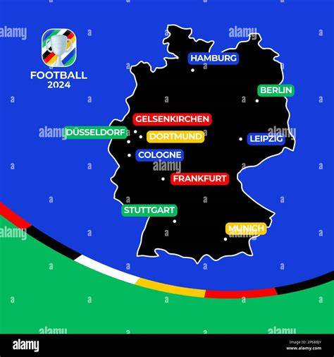 Mappa dell'Europa con evidenziate le città ospitanti le squadre della Champions League Femminile