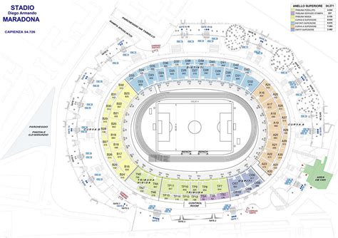 Mappa dello Stadio Città del Tricolore