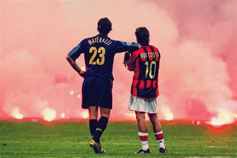 Immagine iconica di Materazzi e Rui Costa