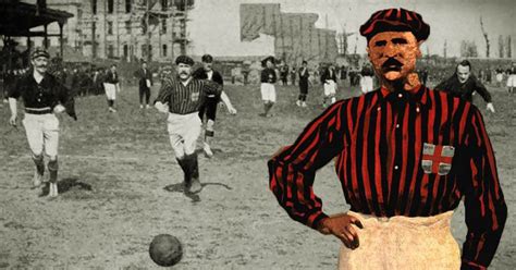Foto di Herbert Kilpin e i fondatori del Milan