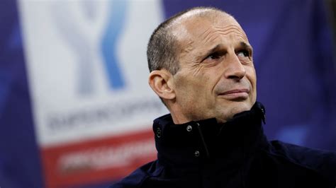 Massimiliano Allegri sulla panchina della Juventus