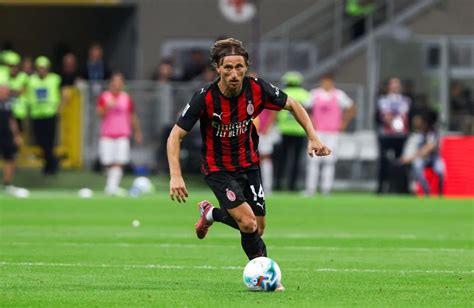 Luka Modric in azione in una partita di Serie A