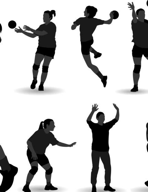 Icone di pallamano stilizzate