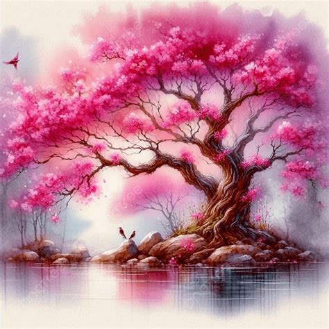 Immagine di un albero di agrumi in fiore