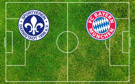 Formazioni Bayern Monaco e Darmstadt