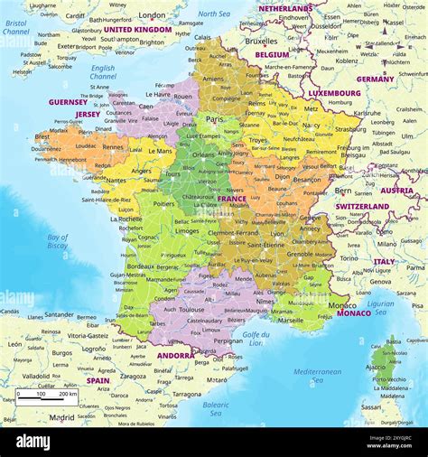 Mappa della Francia con le città che hanno ospitato le partite dei Mondiali 1938