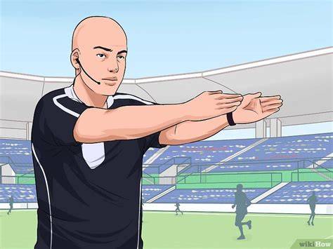 arbitro che assegna un calcio di rigore